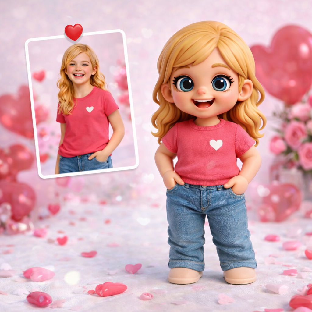 Regalo De Navidad: Figura De Llavero 3d Personalizada A Partir De Tu Foto, Idea De Regalo De Mini Muñeca Personalizada