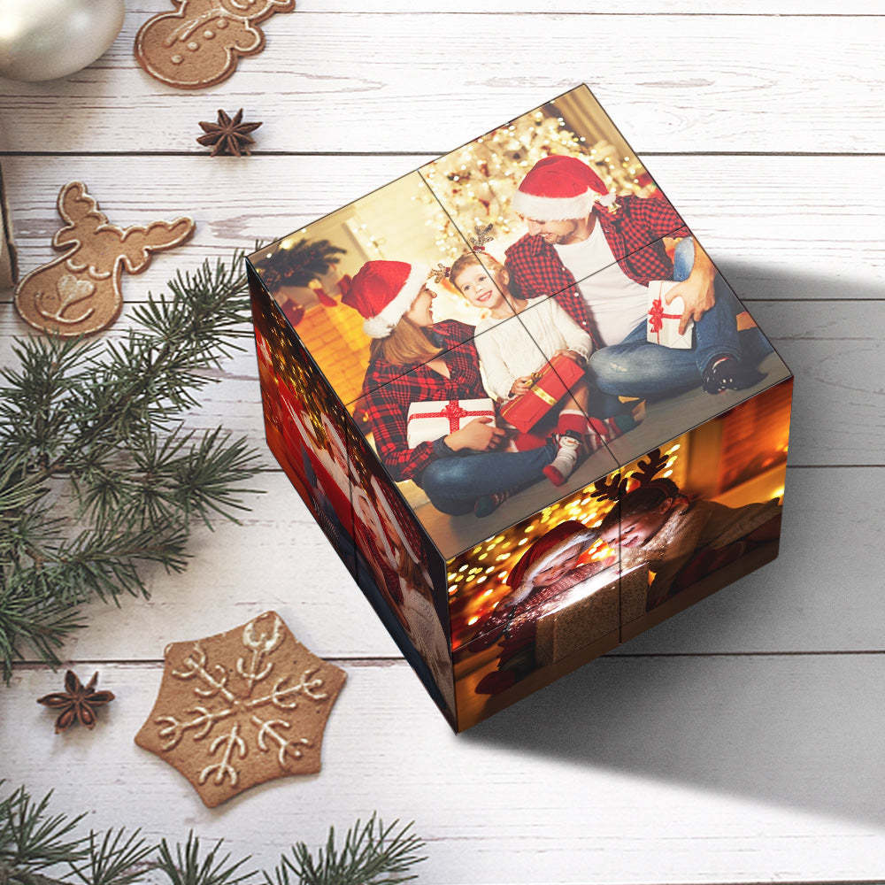 Regalo De Navidad Cubo De Rubik Personalizado Infinity Photo Cube Decoración Del Hogar Para El Amante - milamparaluna