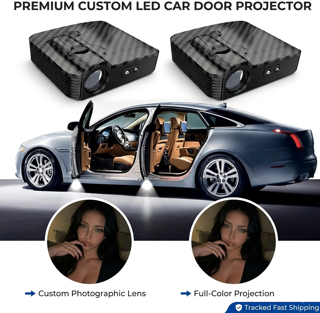 Proyectores Led Personalizados Para Puertas De Coche Con Logotipo De Bienvenida - mymoonlampes