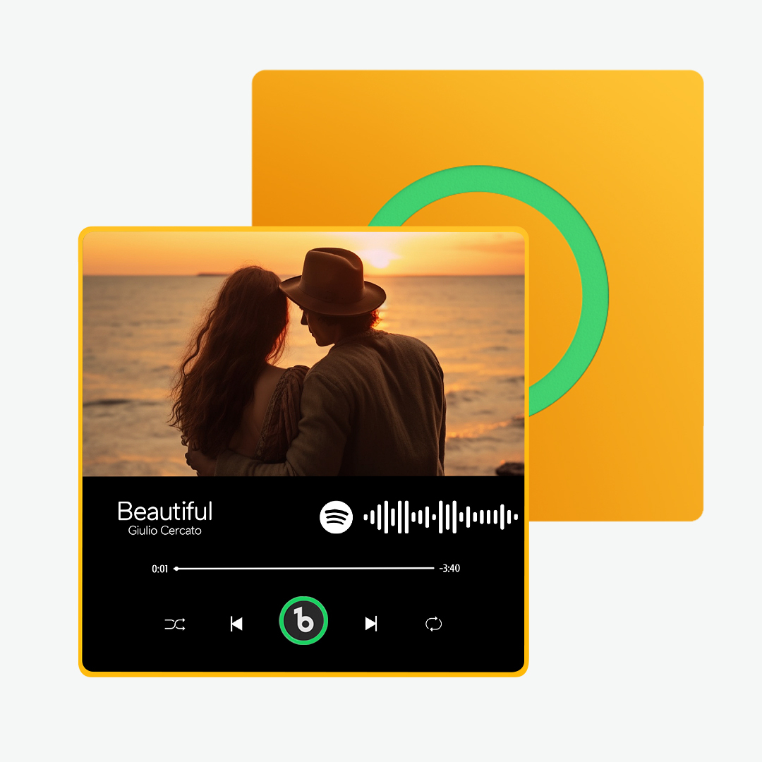 Álbum de fotos personalizado, imán para nevera, adhesivo para pared con fotos y música, movimiento musical reproducible sin teléfono móvil, imán para nevera con música profesional, puede reproducir canciones, regalo para el día del padre