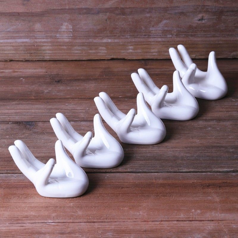 Base De Mano De Cerámica - mymoonlampes