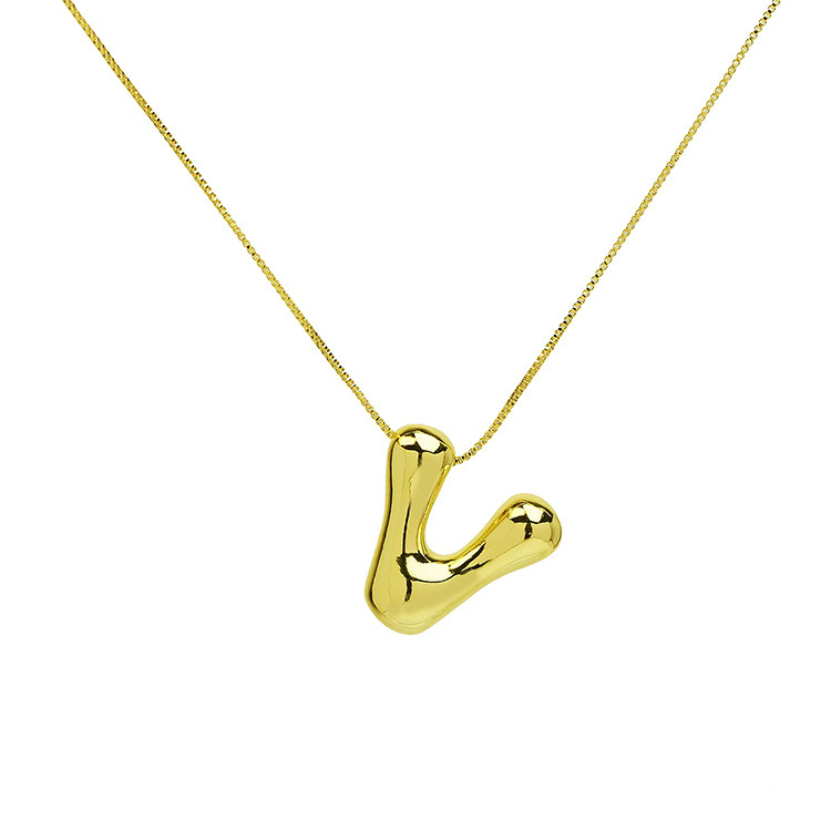 Collar Con Inicial De Burbuja, Regalo De San Valentín, Regalo De Navidad Para Ella - mymoonlampes