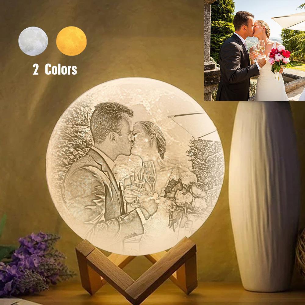 Lámpara de Moonlight Lámpara Luna Personalizada de Foto