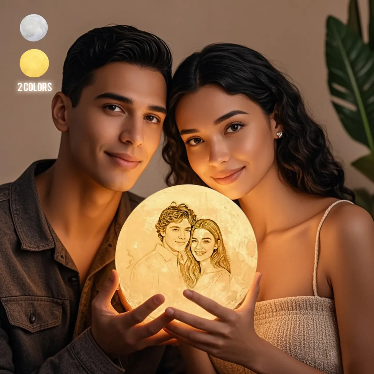 Lámpara De Luna Con Foto Personalizada, Regalo Para El Día De La Madre, Imagen Impresa En 3d, Pintura De Luna, Luz, Regalos Para Mamá Regalo de aniversario