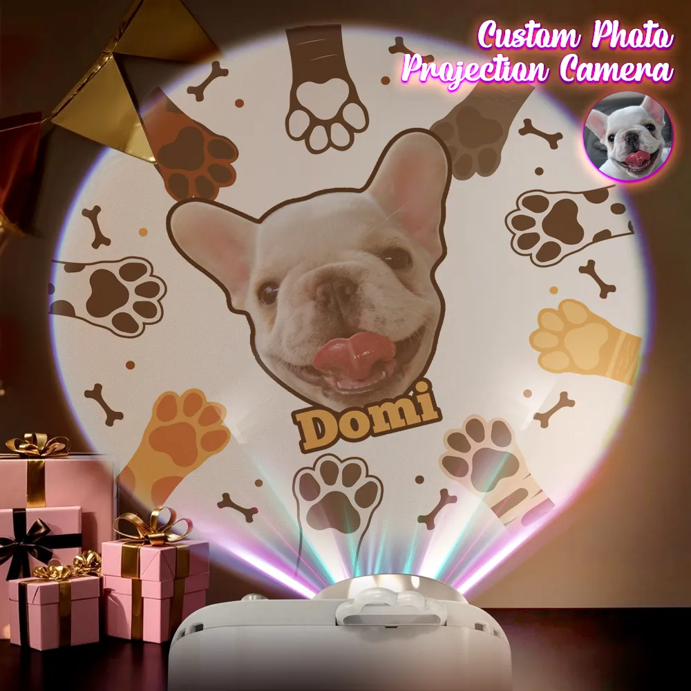 Cámara De Proyección Personalizada | Proyector De Fotos Y Diapositivas Personalizado, Regalo De Cumpleaños Para Niños Y Parejas
