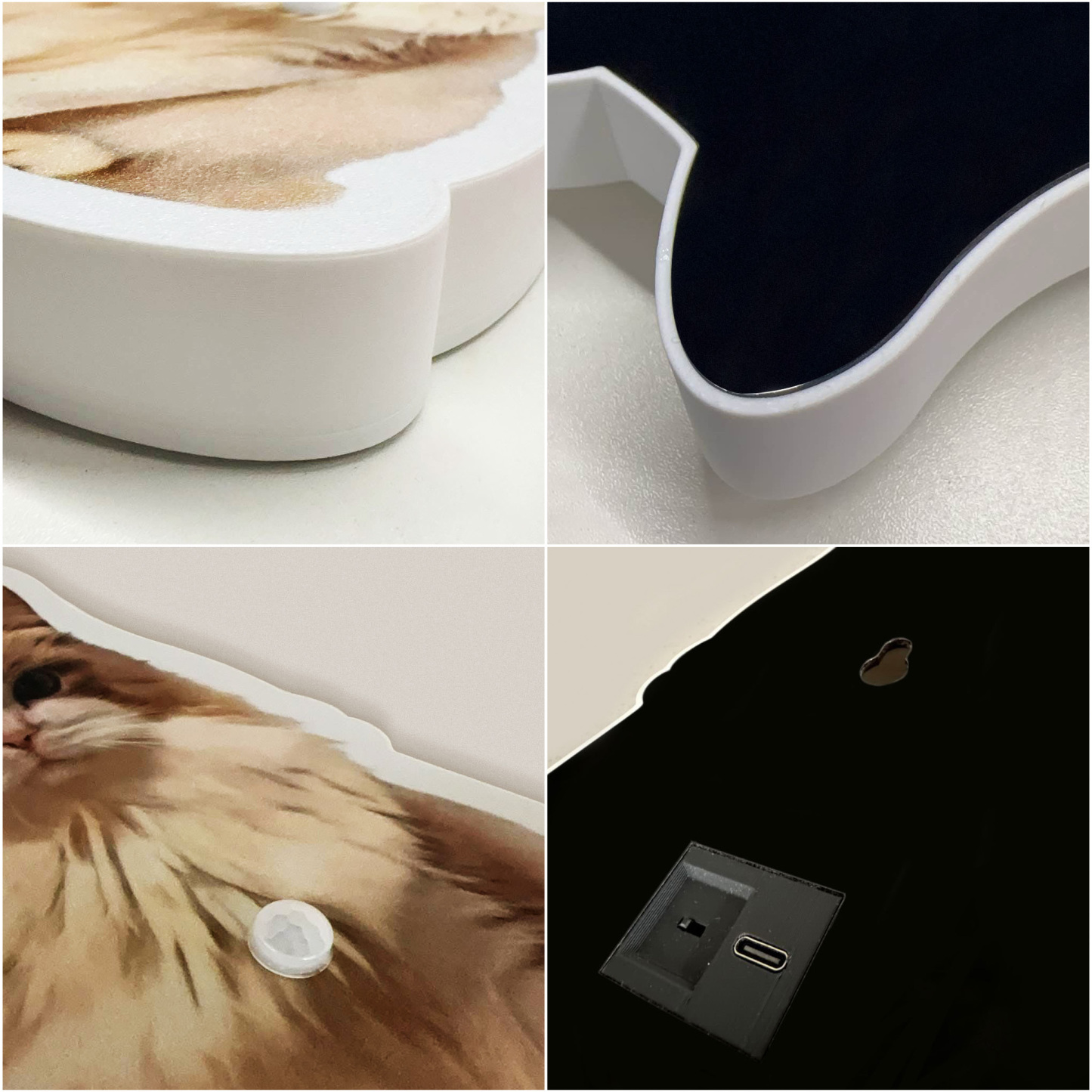 Lámpara De Pared Personalizada Con Sensor De Movimiento Para Gatos Y Perros, Luz Nocturna Personalizada Con Foto De Mascota Para Amantes De Los Animales. - mymoonlampes