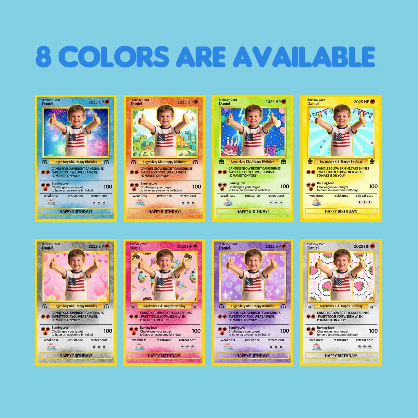 Tarjetas De Cumpleaños Con Texto Y Foto Personalizadas, Tarjeta Personalizada Para Niños, Regalo De Cumpleaños, Regalo Para Novio, Recuerdo De Cumpleaños, Tarjeta De Feliz Cumpleaños - mymoonlampes