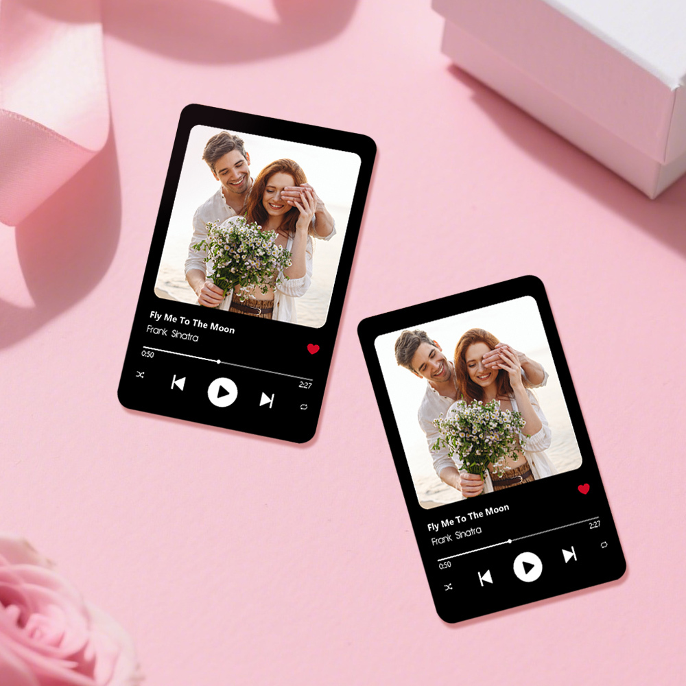 Tarjeta De Pareja Personalizada, Regalo De Amor Personalizado Para Aniversario, San Valentín O Cumpleaños. - mymoonlampes