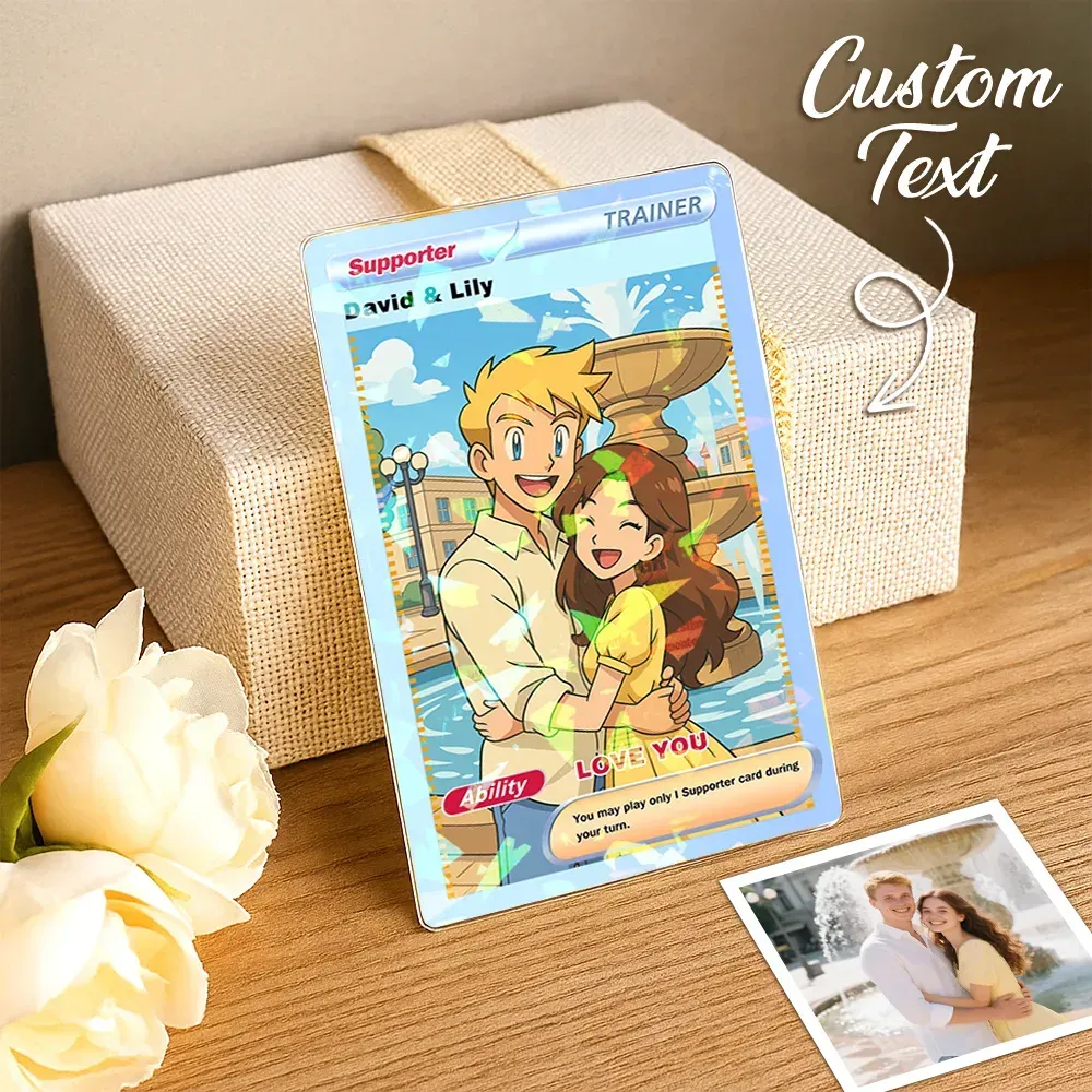 Tarjeta De Pokémon Personalizada Para El Día Del Padre, Regalo Para Papá, Regalo Para El Día Del Padre, Regalo De Pokémon Personalizado - mymoonlampes