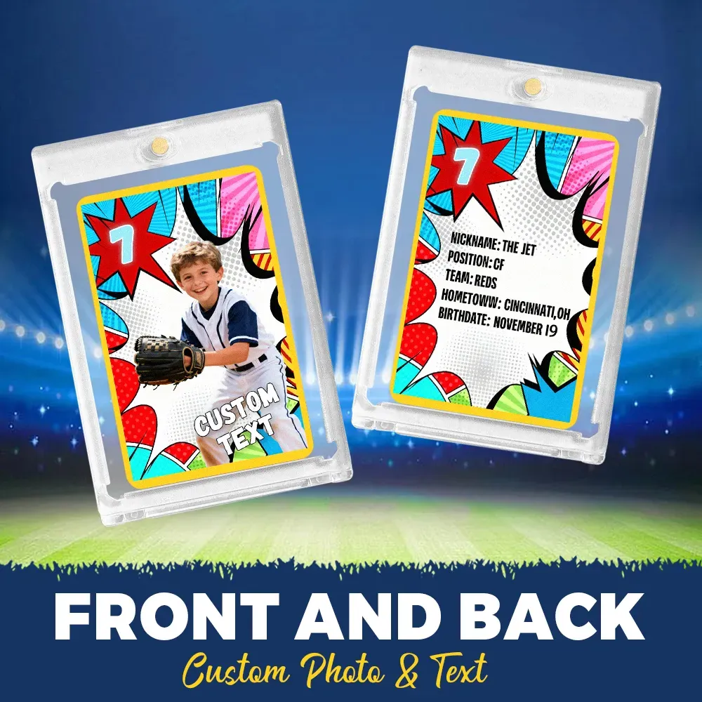 Tarjeta comercial deportiva personalizada Tarjeta con retrato fotográfico personalizado para atletas y fanáticos - mymoonlampes