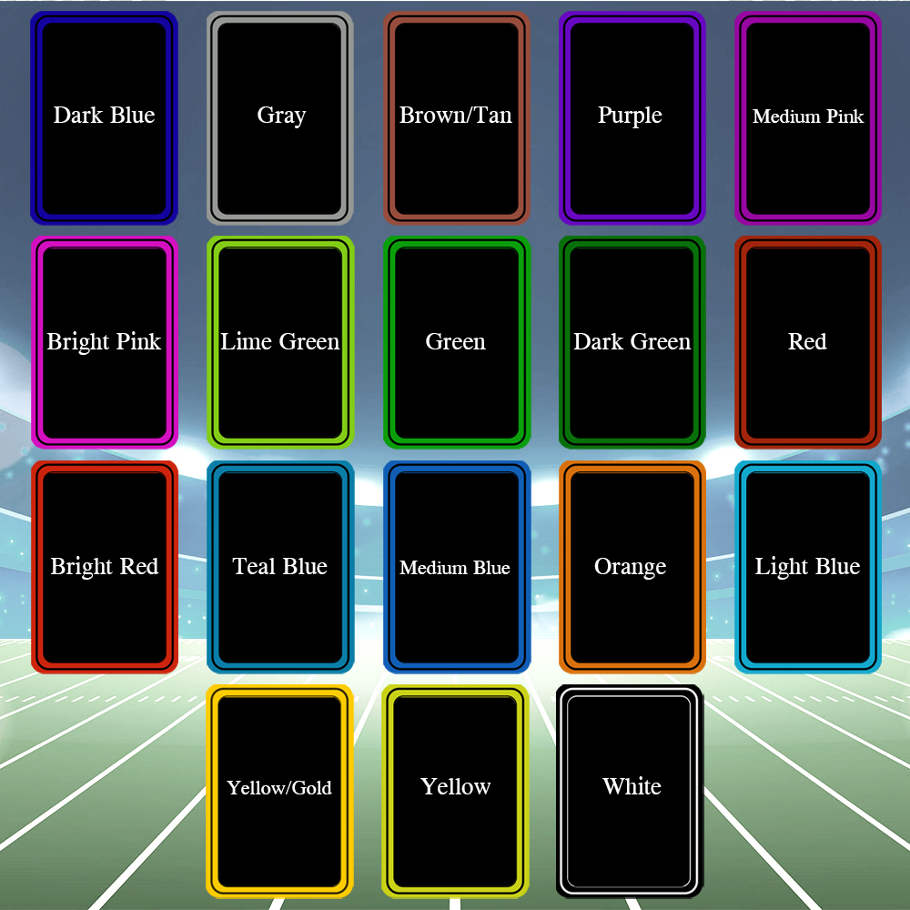 Tarjeta de juego con temática deportiva personalizada, tarjeta fotográfica personalizada con opciones de fondo colorido, regalo para atletas y fanáticos de los deportes - mymoonlampes