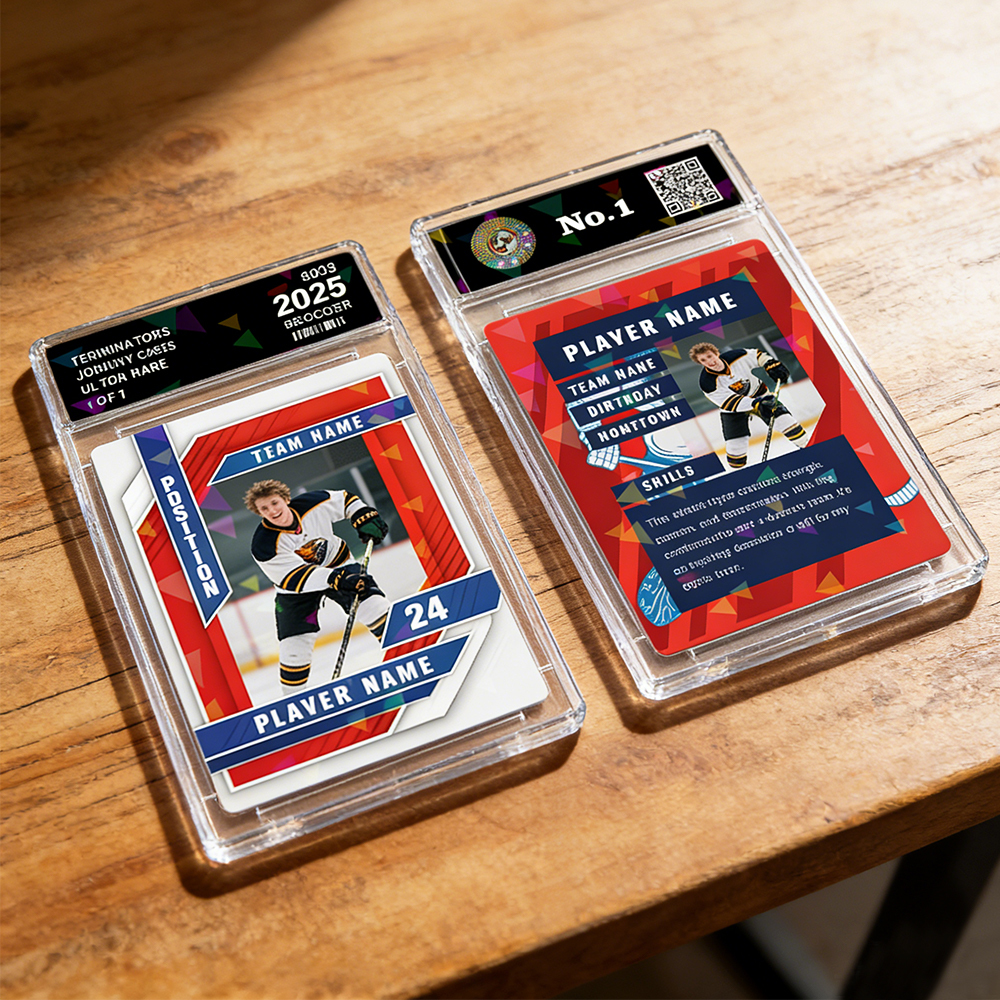 Tarjeta deportiva personalizada para niños Tarjeta de retrato personalizada con nombre del equipo Gran idea de regalo para atletas Regalo de Navidad - mymoonlampes