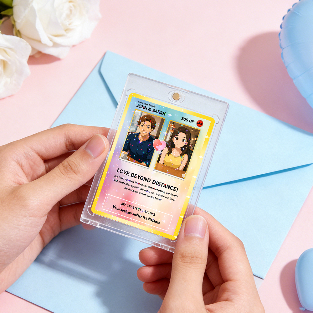 Tarjeta De Pareja Personalizada, Regalo Romántico De Aniversario Para Pareja, Recuerdo Coleccionable Único, Tarjeta Estilo Rompecabezas Con Foto De Pareja - mymoonlampes