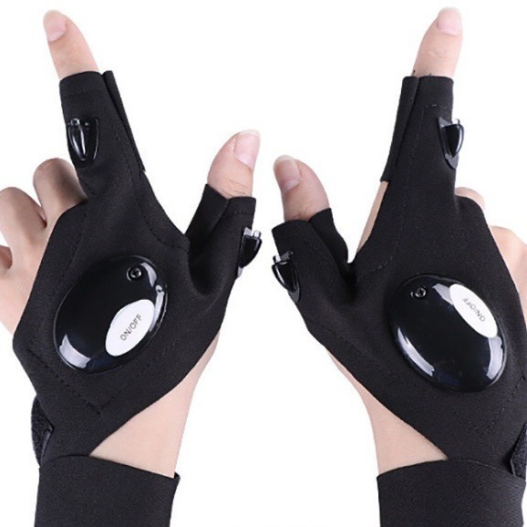 Guantes Con Linterna Led, Regalo Para Hombres, Novios Y Esposos, Geniales Luces De Dedo Impermeables Para Acampar, Pescar Y Reparar, Regalo Para El Día Del Padre, Navidad Y Cumpleaños. - mymoonlampes