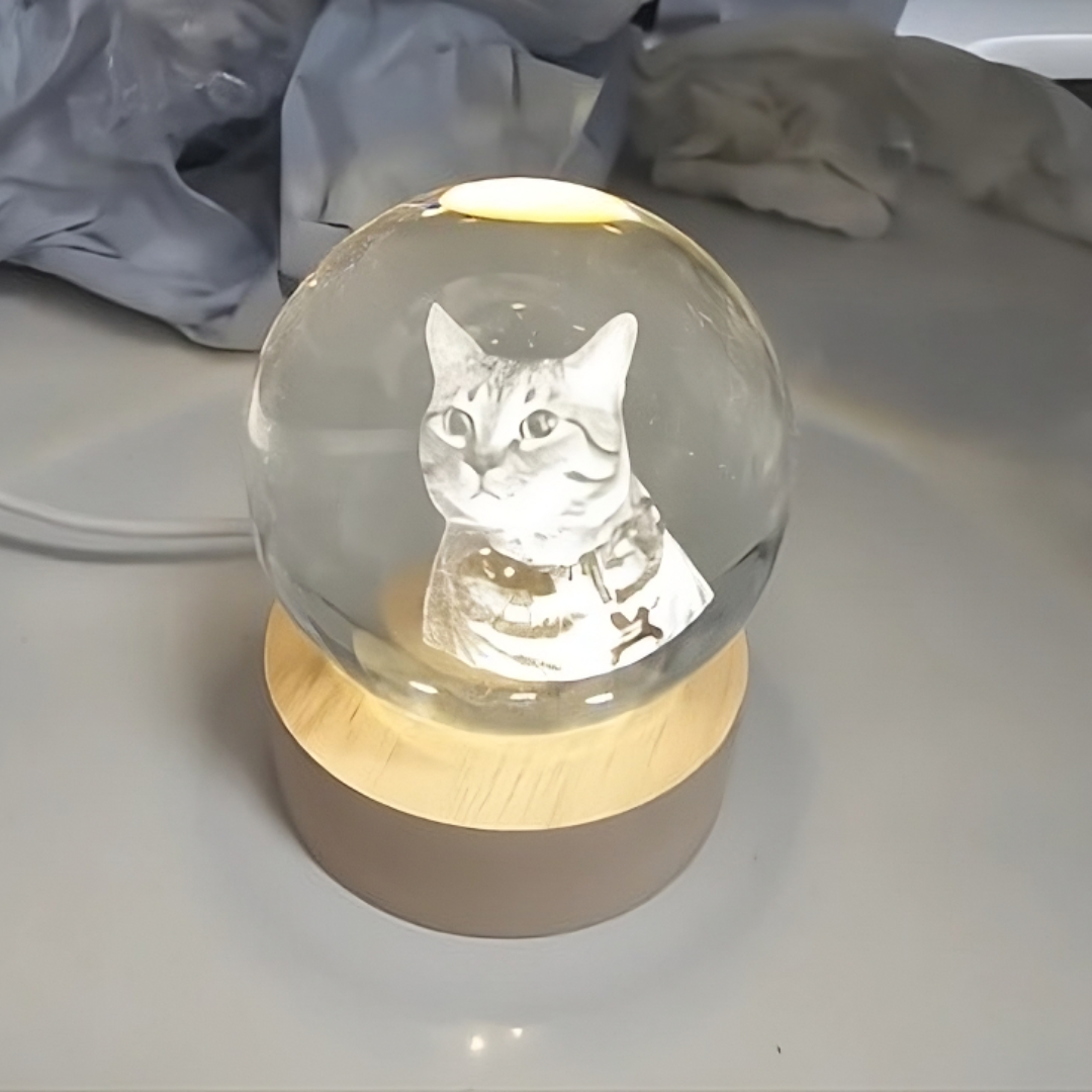 Bola De Cristal Con Foto Personalizada, Regalo De Aniversario Regalos para el Día de la Madre