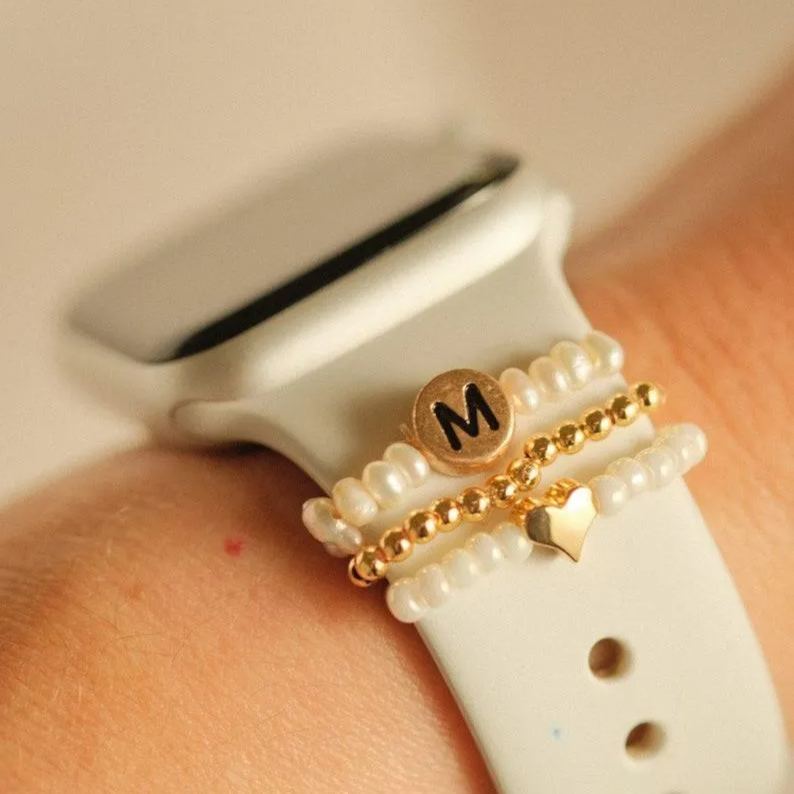 Charms De Reloj Charm Personalizado Para Apple Watch Charm De Regalo De Cumpleaños Para Reloj - mymoonlampes