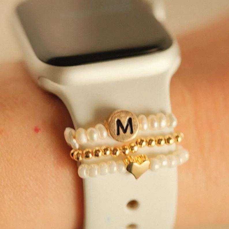 Charms De Reloj Charm Personalizado Para Apple Watch Charm De Regalo De Cumpleaños Para Reloj - mymoonlampes