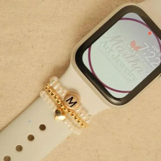 Charms De Reloj Charm Personalizado Para Apple Watch Charm De Regalo De Cumpleaños Para Reloj - mymoonlampes