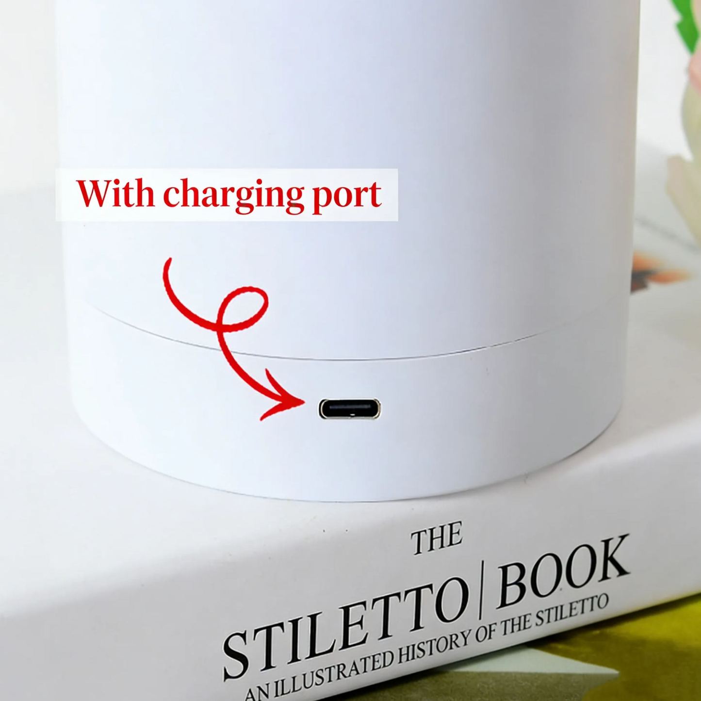 Lámpara De Mesa Led Con Forma De Lirio Artificial, Recargable Por Usb, Luz Nocturna Con Brillo Ajustable, Lámpara Decorativa Con Forma De Maceta De Lirio Para La Decoración Del Escritorio Del Dormitorio. - mymoonlampes