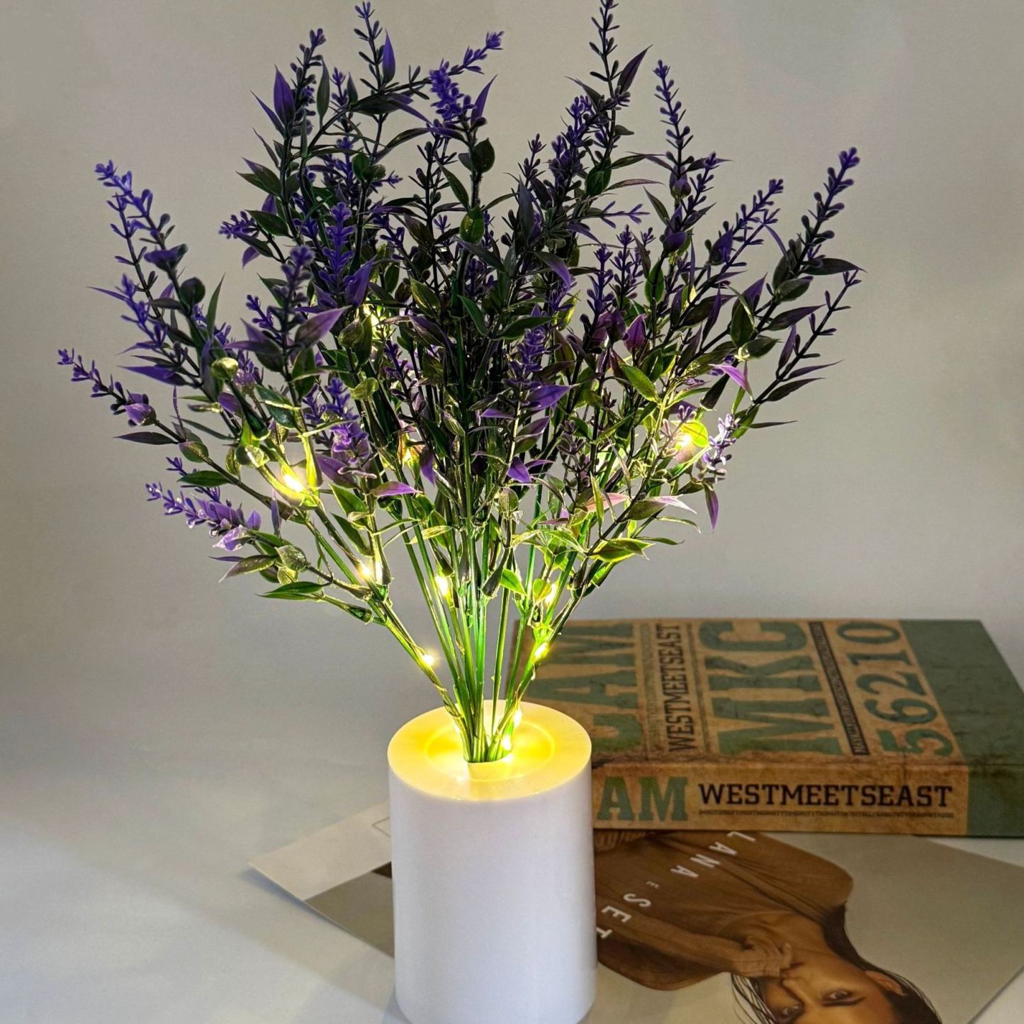 Lámpara De Noche Decorativa Con Forma De Flor Artificial, Lámpara De Mesa Con Forma De Planta Para Dormitorio, Lámpara De Mesa Ambiental Romántica, Regalo. - mymoonlampes