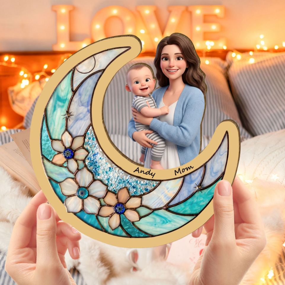 Cuadro Decorativo De Madera 3d Personalizado Con Diseño De Dibujos Animados, Retrato De Dibujos Animados A Medida, Decoración Única Para El Hogar En Madera, El Mejor Regalo Del Día De La Madre Para Mamá.