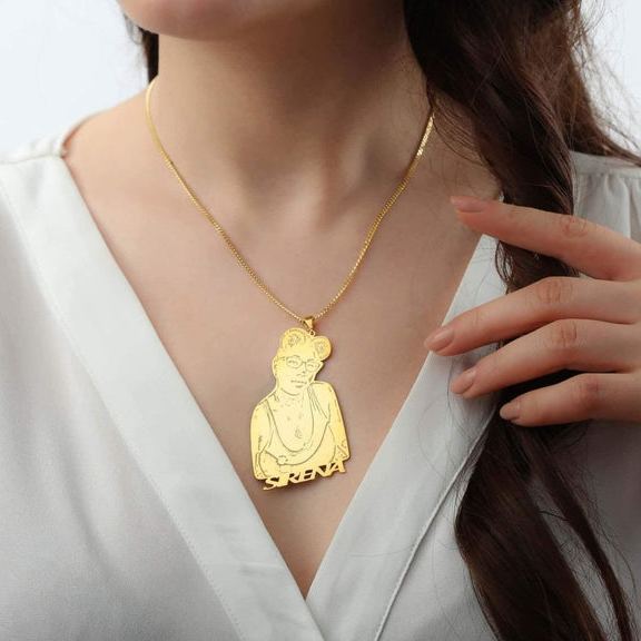 Collar De Acero Inoxidable Personalizado Con Foto Y Texto Grabados: Tus Recuerdos, Siempre Cerca Del Corazón. - mymoonlampes