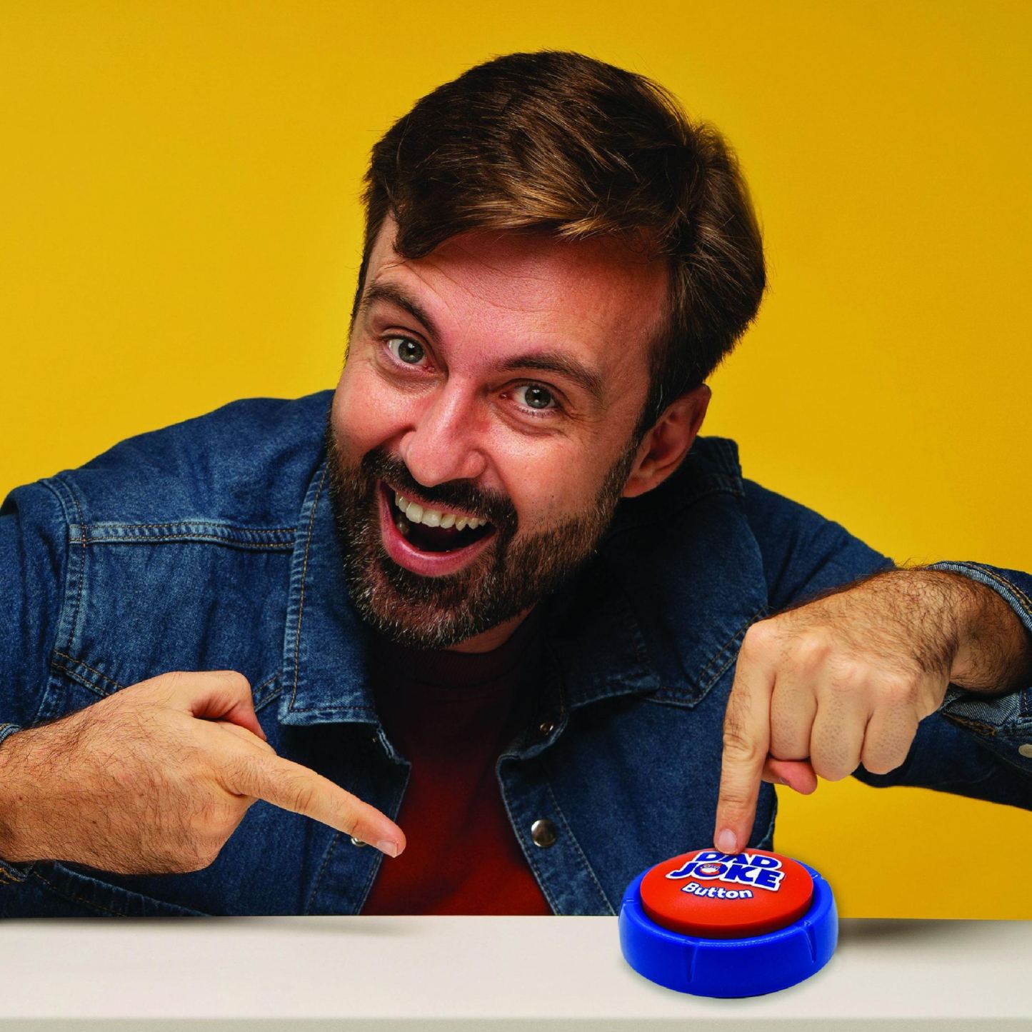Botón que habla de la broma del papá | Más de 100 chistes cursis de papá, regalo divertido para el día del padre o regalo para papá - mymoonlampes