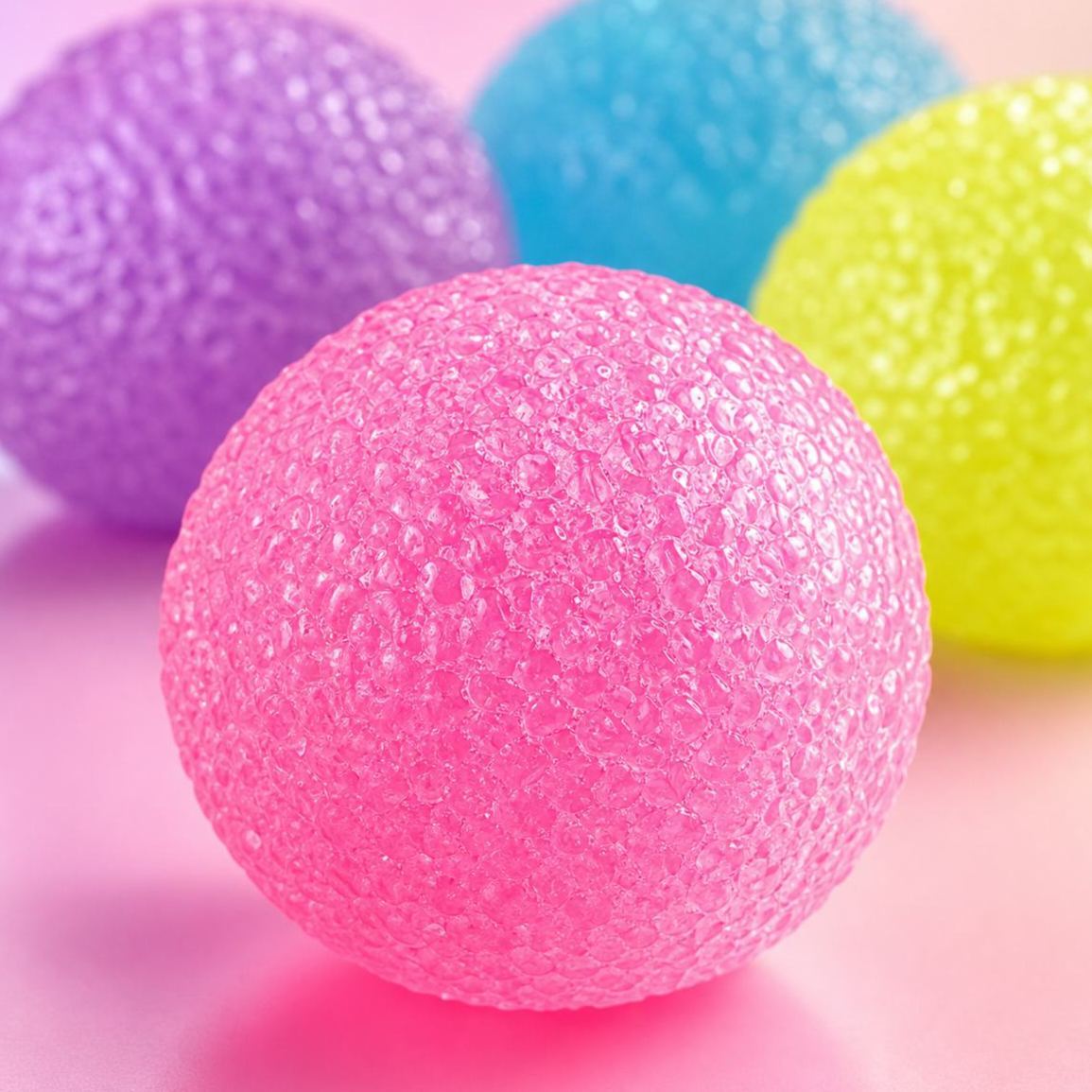Pelota Antiestrés Blanda Con Forma De Caramelo De Malta, Juguete Antiestrés Suave De TPR De Crecimiento Lento, Juguete Para Apretar Con Textura De Caramelo, Juguete Sensorial Para Aliviar El Estrés. - mymoonlampes