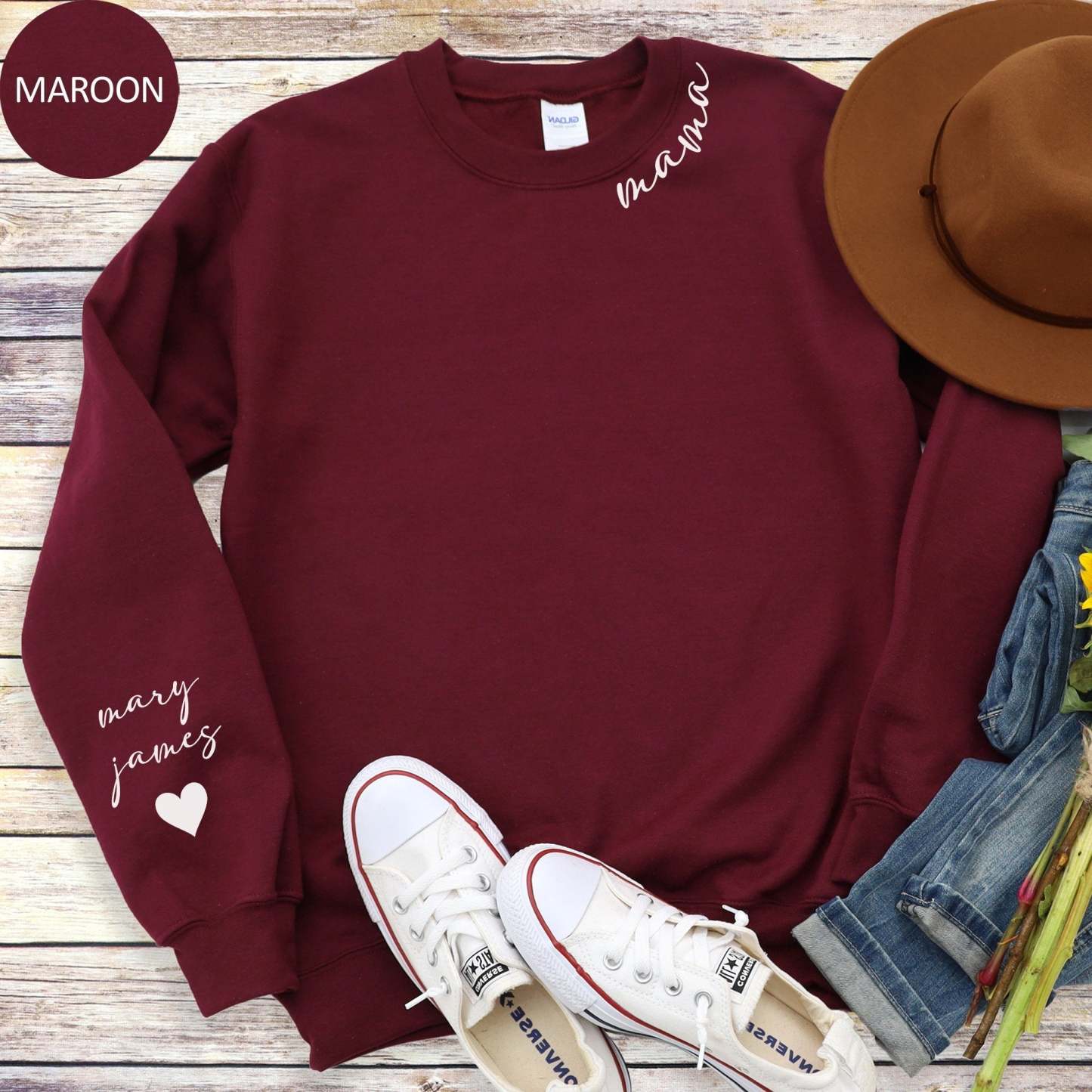 Sudadera Personalizada Para Mamá, Regalo Del Día De La Madre - mymoonlampes