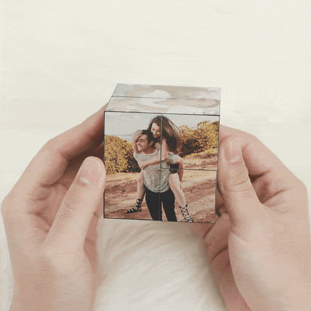 Cubo De Rubik Con Foto Personalizada, Cubo De Rubik Con Múltiples Fotos Y Colores, Regalos De Navidad. - mymoonlampes
