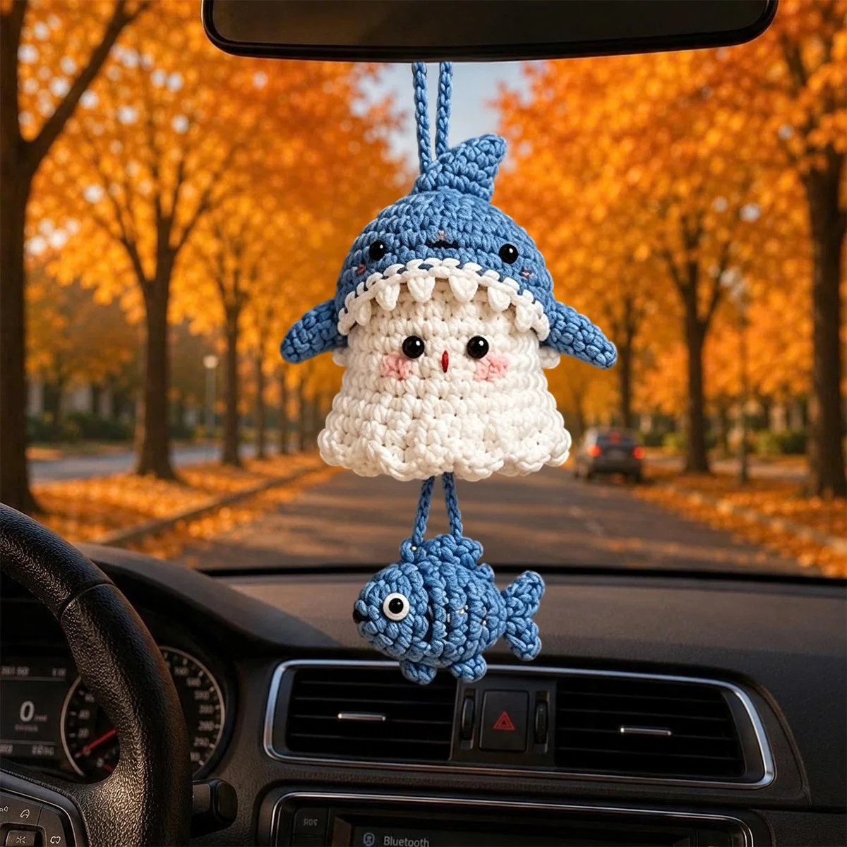 Lindo Juego De Llaveros De Fantasmas De Ganchillo - Decoración De Halloween Y Regalo Para Niños, Maestros Y Amantes De Las Manualidades. - mymoonlampes