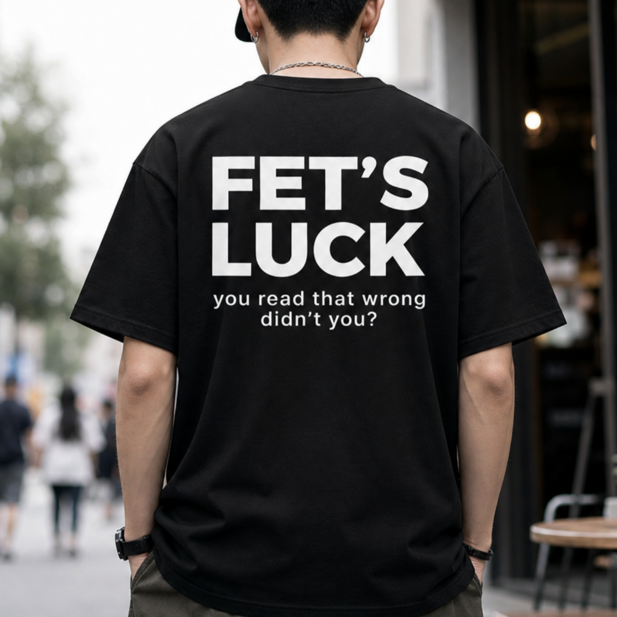 ¡Suerte! Leíste Mal. Camisetas Con Estampados Divertidos.