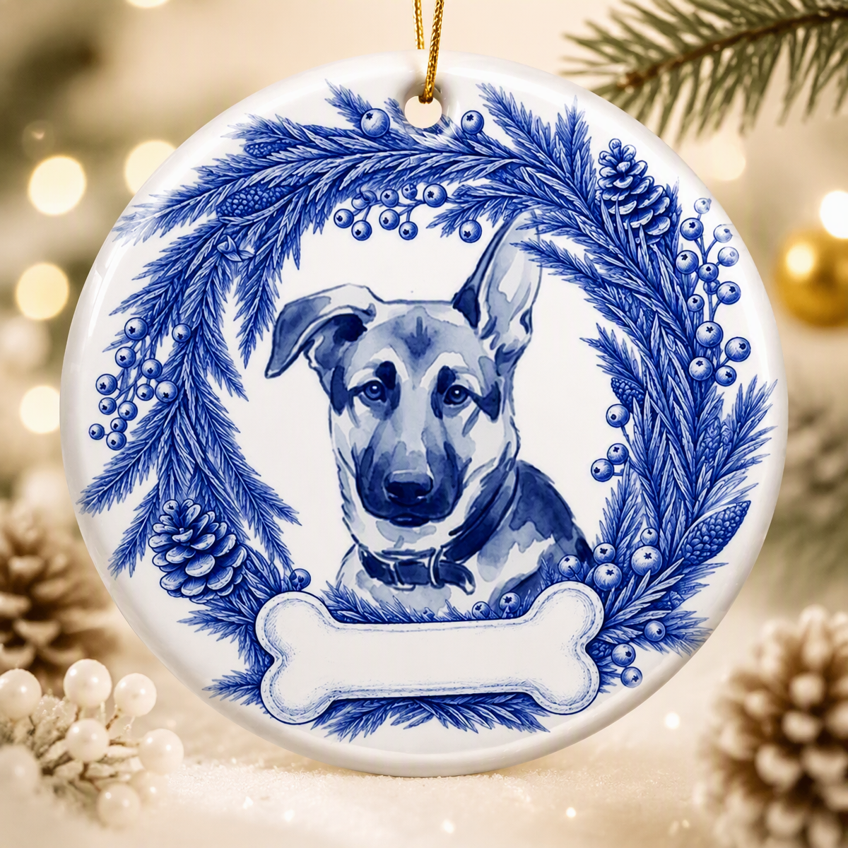 Adorno Navideño Personalizado Para Mascotas: Regalo Conmemorativo Personalizado Para Perros Y Gatos Con Nombre Para Decorar El árbol De Navidad. - mymoonlampes