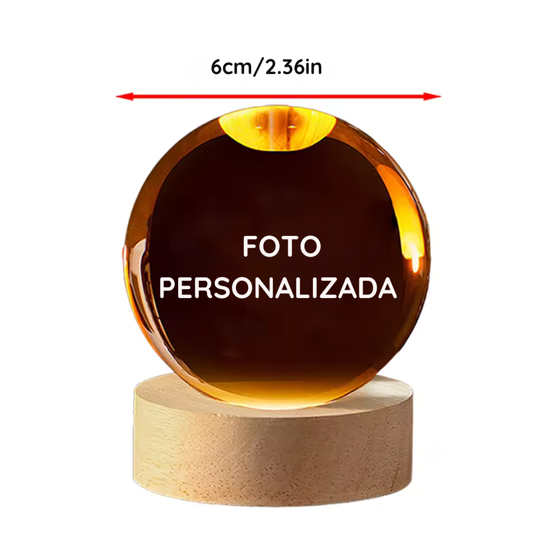 Bola De Cristal Con Foto Personalizada, Regalo De Aniversario Regalos para el Día de la Madre