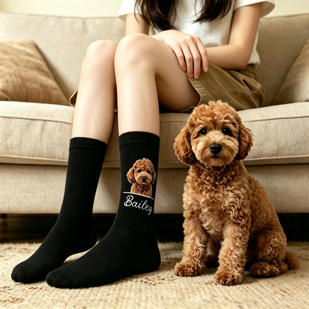Chaussettes Personnalisées Avec Photo D'animal De Compagnie, Chaussettes Personnalisées Pour Animaux, Chaussettes Personnalisées Pour Chiens, Cadeaux Pour La Fête Des Mères, Cadeaux Pour Papas De Chat/chien, Chaussettes Avec Visage De Chien, Cadeau Pour Amoureux Des Animaux - MaPhotochaussetteFr
