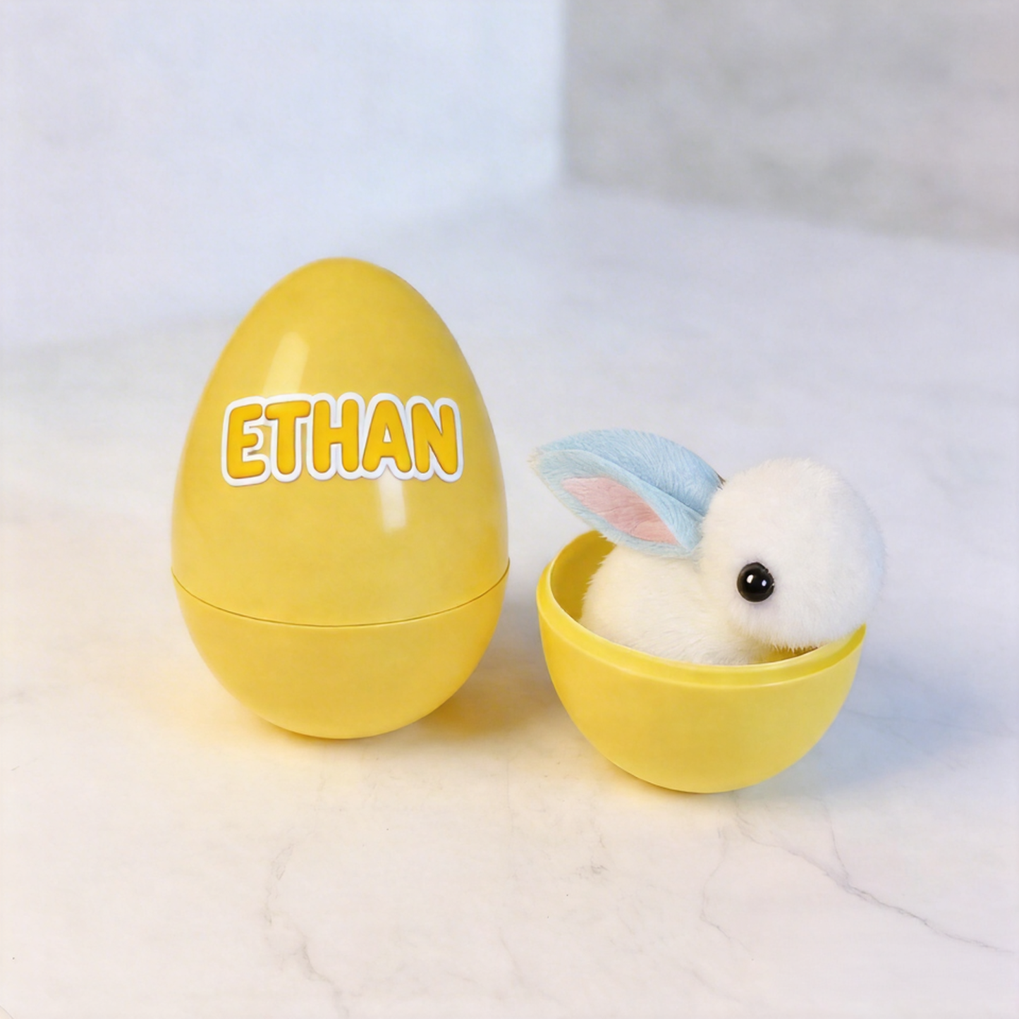 Œufs De Pâques Personnalisés Avec Nom, Garnitures Pour Paniers De Pâques Et Lapins De Pâques. - MaPhotochaussetteFr