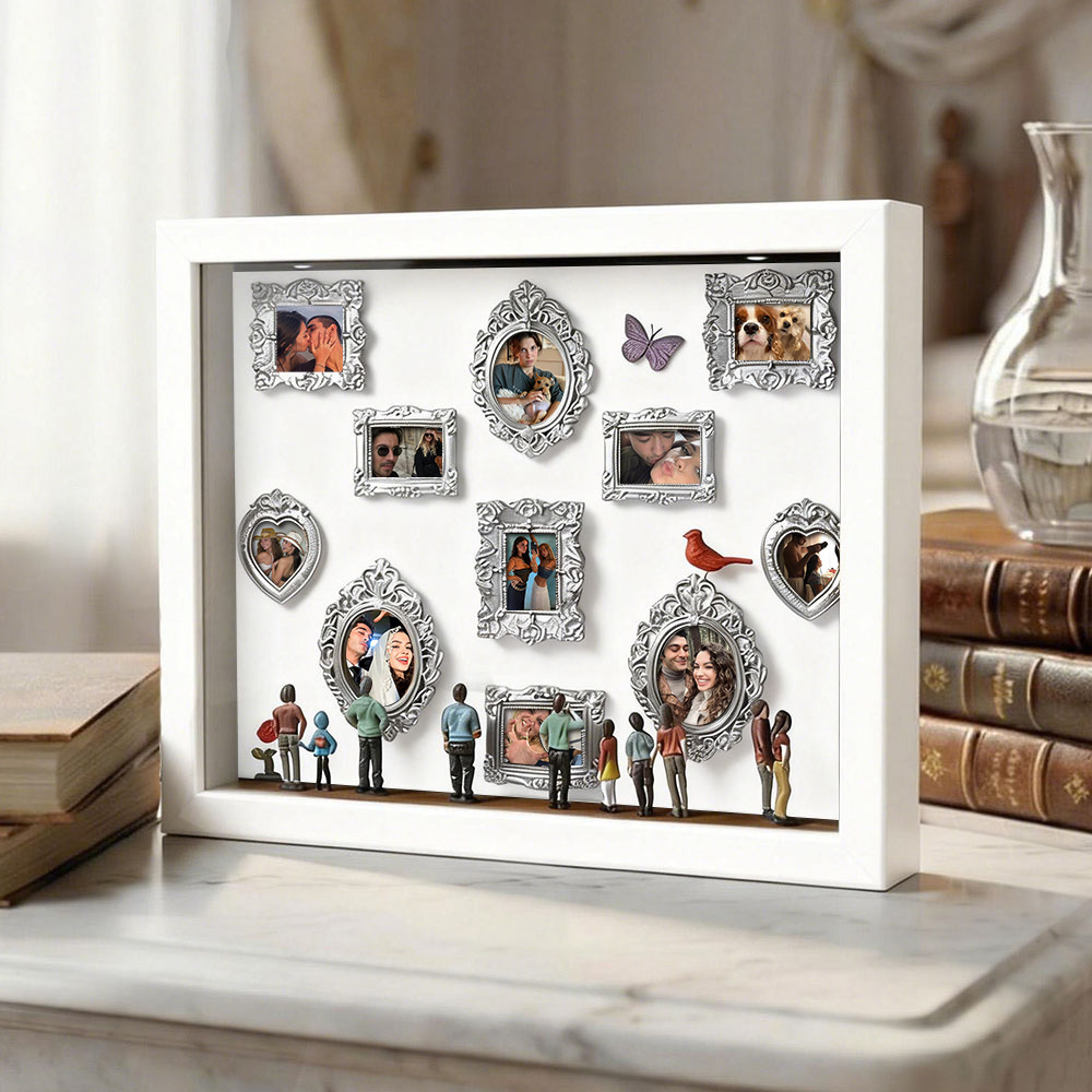 Cadre Photo Personnalisé « musée De Nous » Pour Couples : Un Cadeau Miniature Adorable Et Symbolique Pour La Saint-valentin Ou Un Anniversaire. - MaPhotochaussetteFr