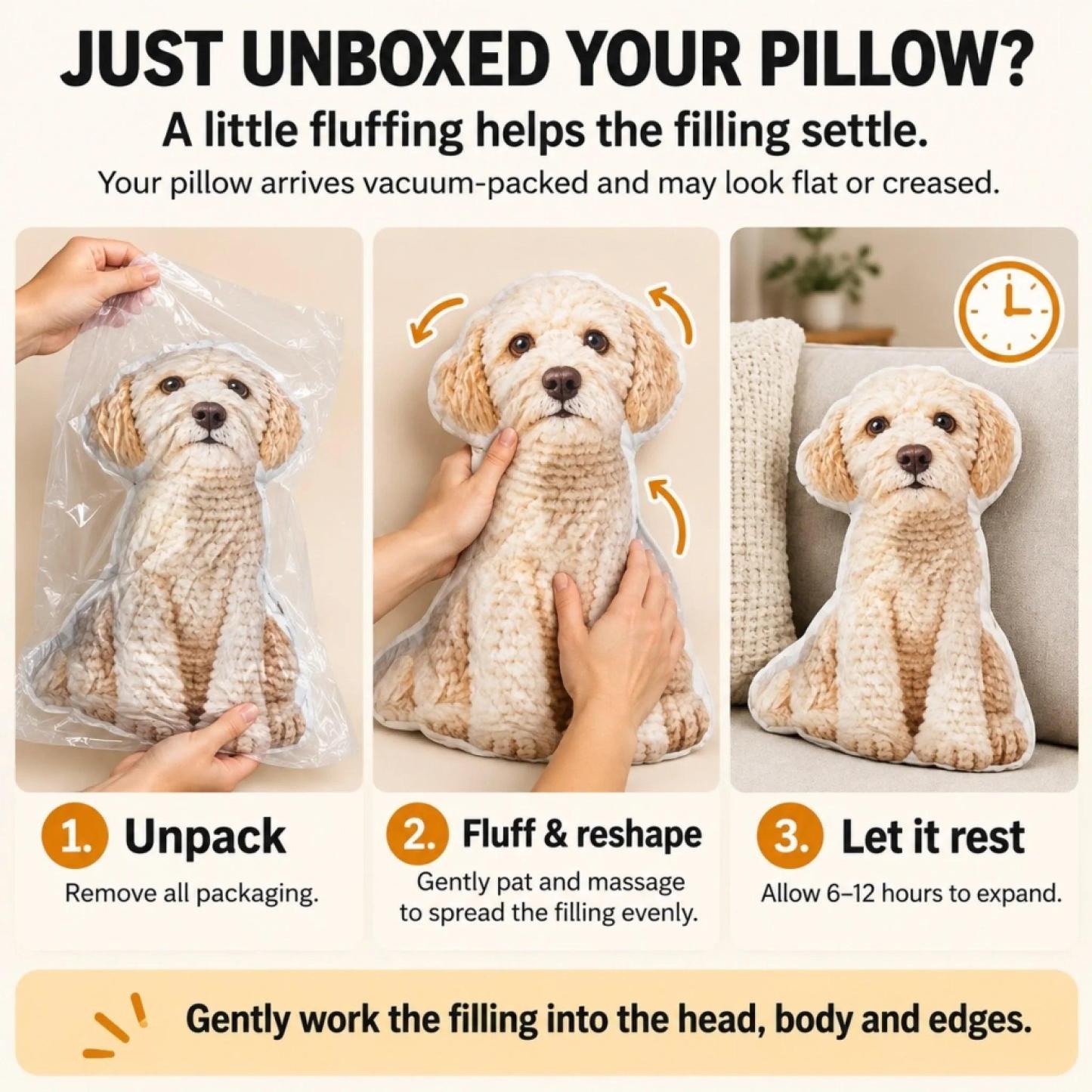 Photo Personnalisée Funny Fisheye Pet Lover Cadeaux - Oreiller Personnalisé Pour Le Visage D'un Animal De Compagnie - MaPhotochaussetteFr