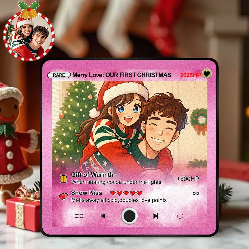 Aimant Frigo Album Personnalized Aimant Frigo Musique Personnalized Peut Jouer des Chansons Nouveau style de Noël 2025