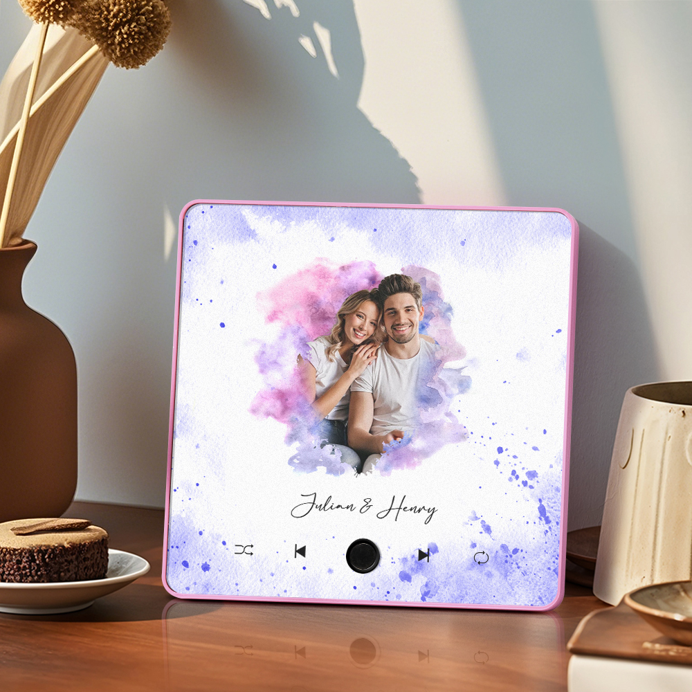 Aimant De Réfrigérateur D'album Personnalisé, Aimant De Réfrigérateur De Musique Personnalisé, Peut Lire Des Chansons Et Régler Le Volume - MaPhotochaussetteFr