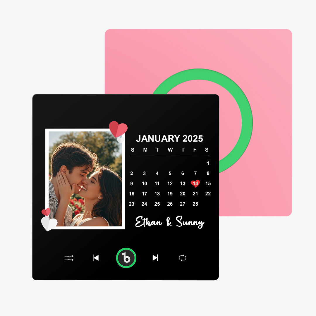 Aimant De Réfrigérateur Musical Personnalisé, Nouvelle Mise À Niveau 4.0 - MaPhotochaussetteFr