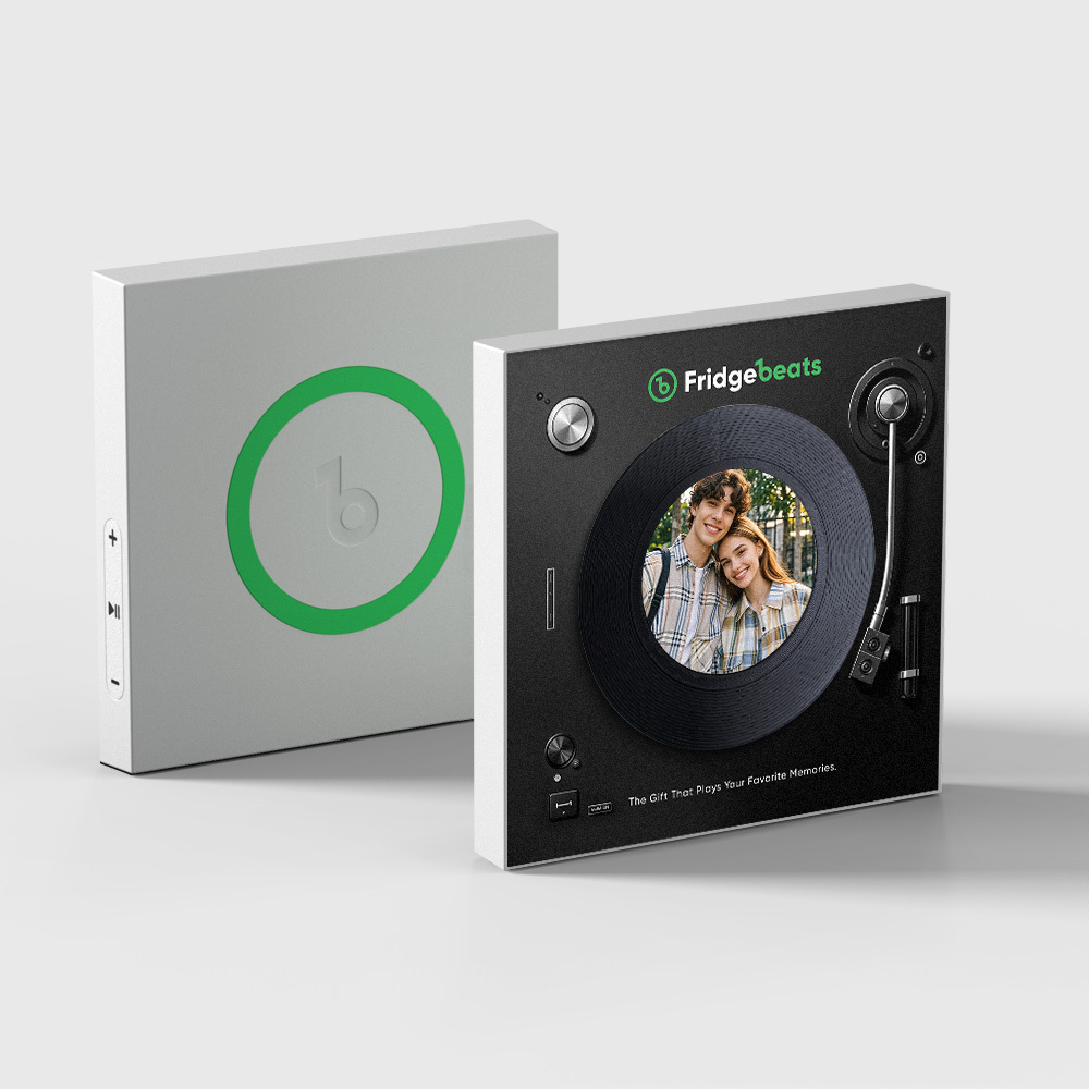Cadeau De Fête Des Pères : Aimant De Réfrigérateur Personnalisé Avec Musique Et Photo, Possibilité De Personnaliser 1 À 6 Vinyles Et Chansons - MaPhotochaussetteFr