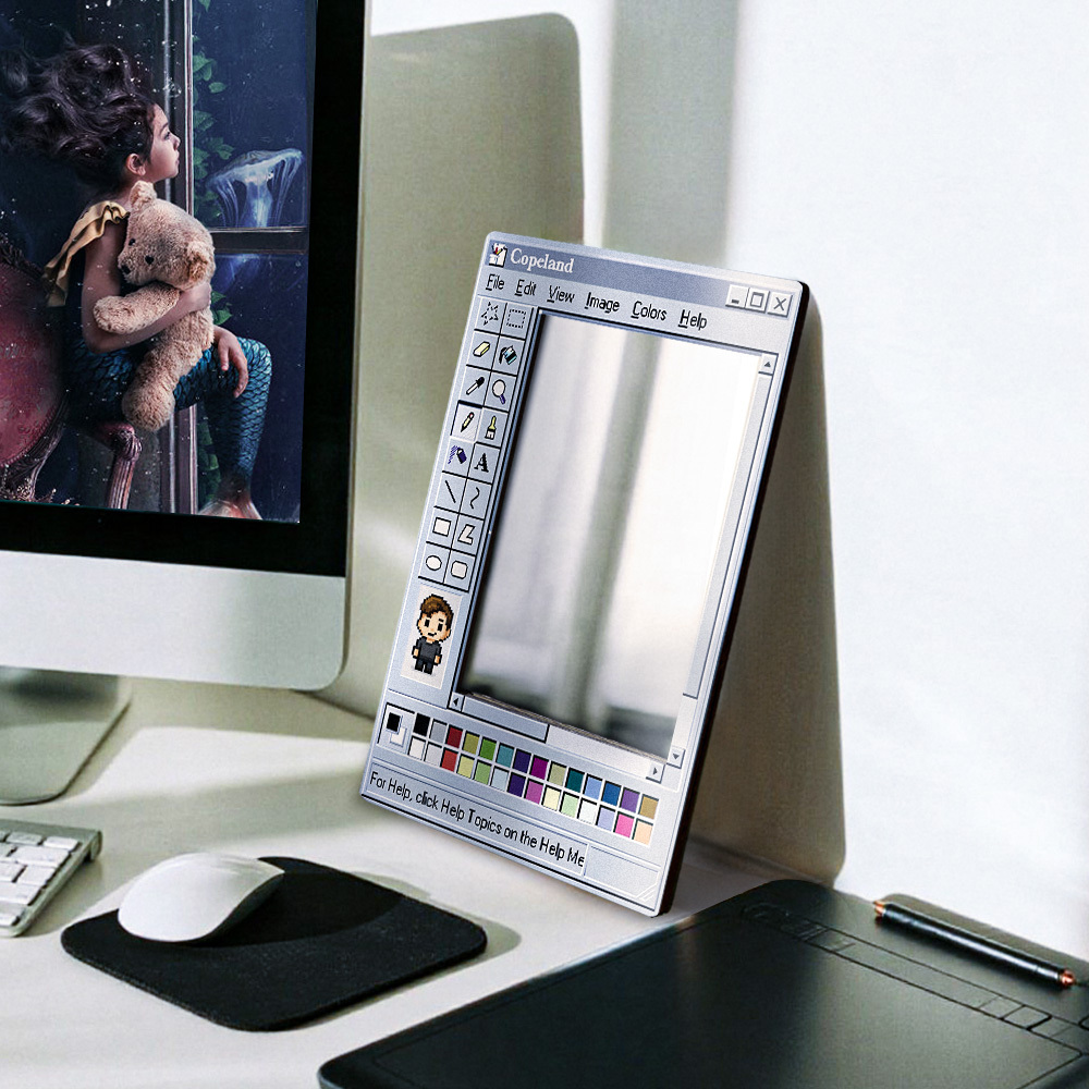 Miroir Mural Gravé Personnalisé, Panneau Acrylique En Bois Coloré Personnalisé, Plaque Décorative Suspendue, Cadeau - MaPhotochaussetteFr