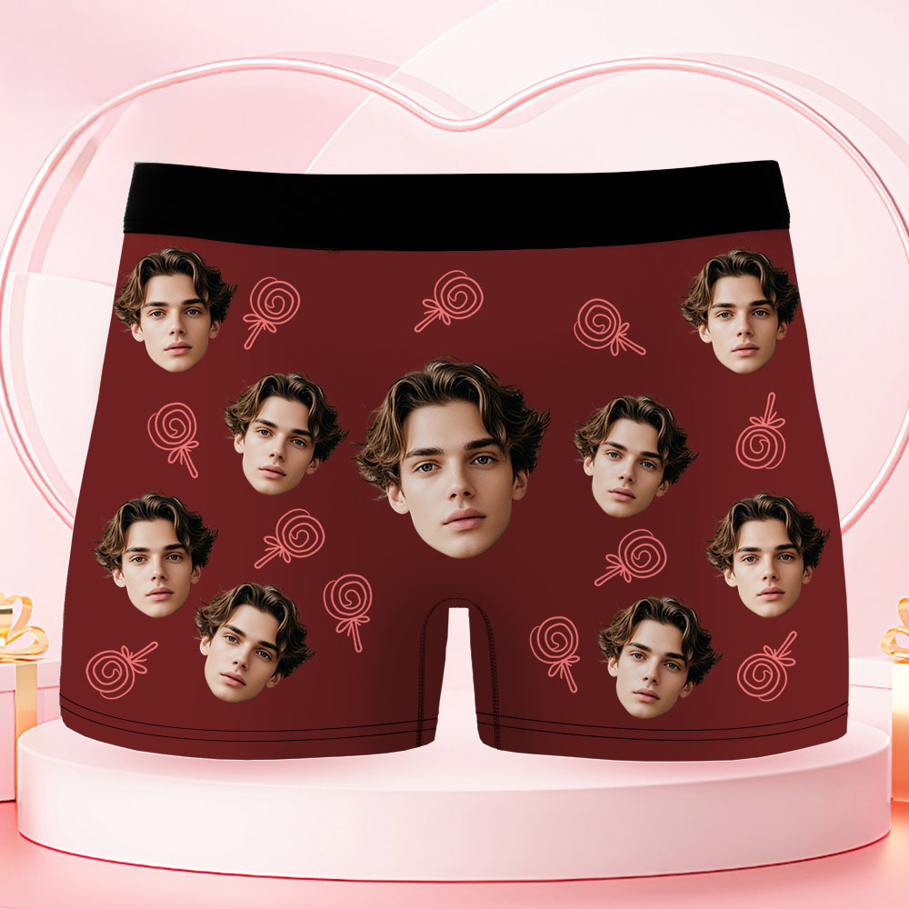 Boxers Pour Hommes Personnalisés Avec Photo Humoristique, Cadeau Idéal Pour Elle. - MaPhotochaussetteFr