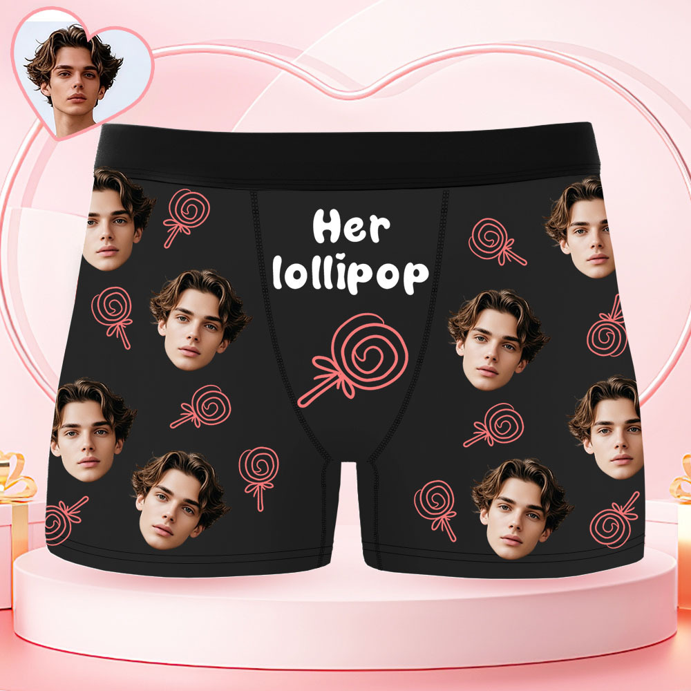 Boxers Pour Hommes Personnalisés Avec Photo Humoristique, Cadeau Idéal Pour Elle. - MaPhotochaussetteFr
