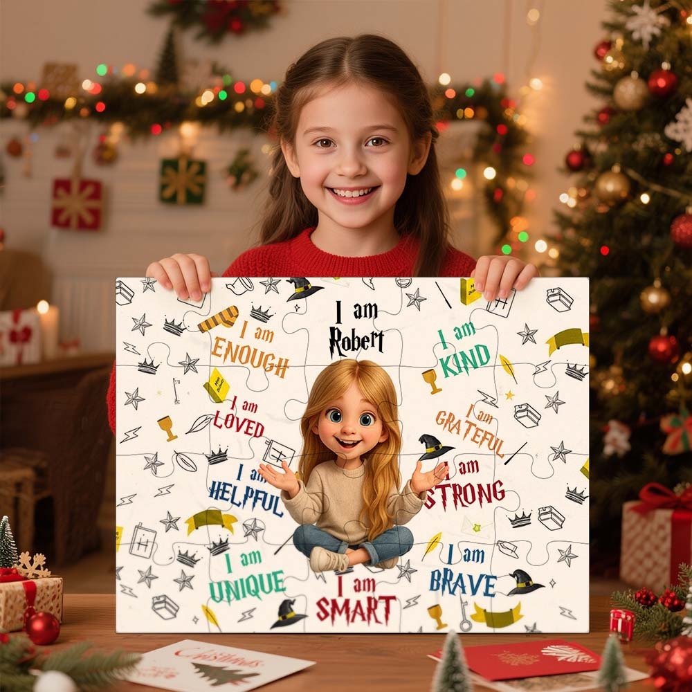 Puzzle Personnalisé - Cadeau D'anniversaire Ou De Noël Pour Petit-enfant - Cadeau Pour Enfants - Nouveauté Tendance - MaPhotochaussetteFr