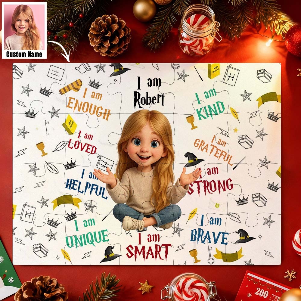 Puzzle Personnalisé - Cadeau D'anniversaire Ou De Noël Pour Petit-enfant - Cadeau Pour Enfants - Nouveauté Tendance - MaPhotochaussetteFr