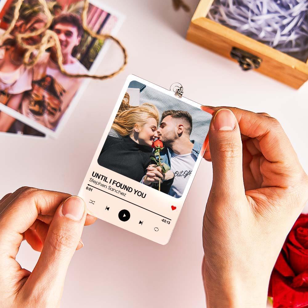 Accessoire De Rétroviseur Photo Personnalisé Titre De La Chanson Préférée - MaPhotochaussetteFr