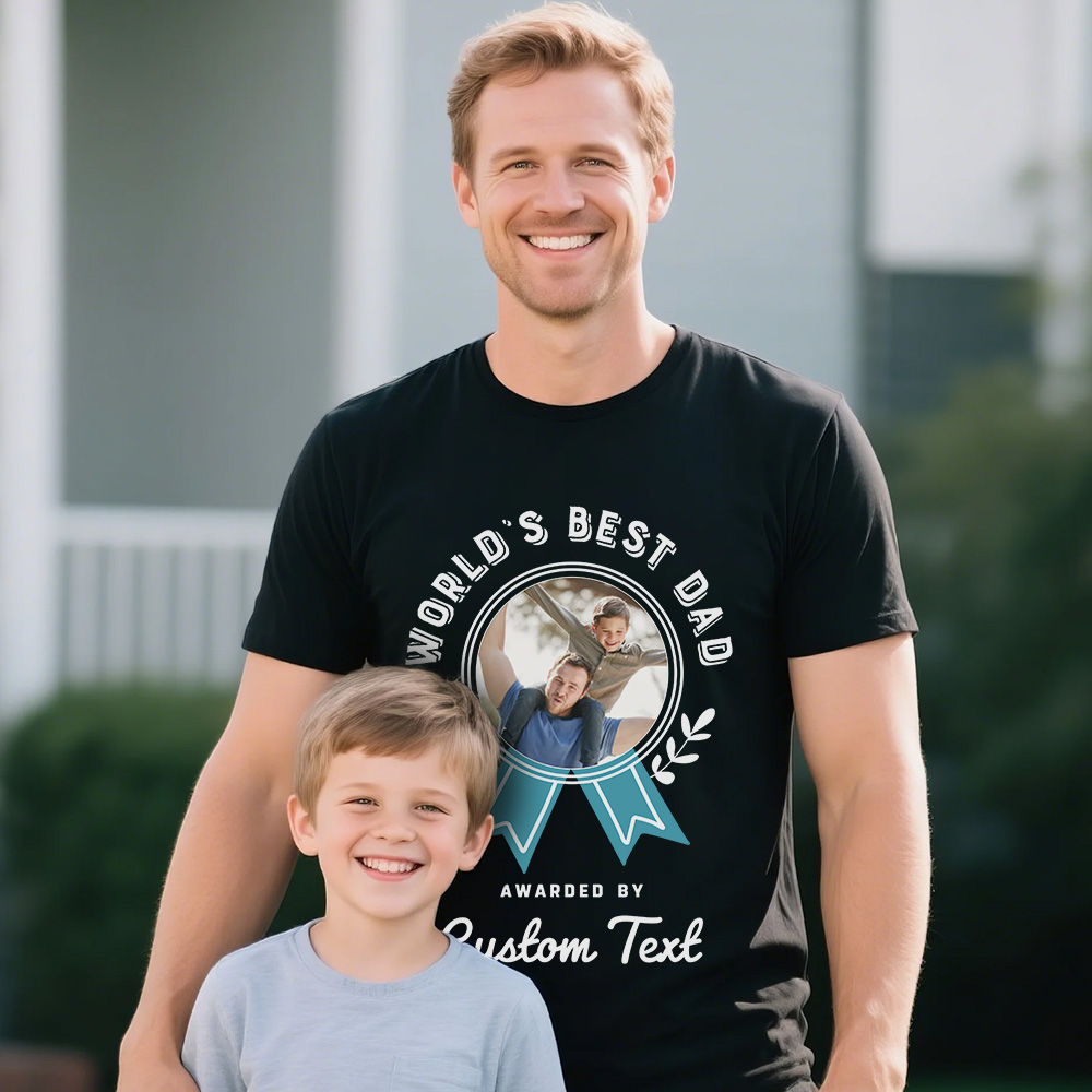 T-shirt Photo Personnalisé Avec Nom T-shirt Papa Personnalisé La Vie Serait Ennuyeuse Sans Moi T-shirt Fête Des Pères Cadeau Pour Père