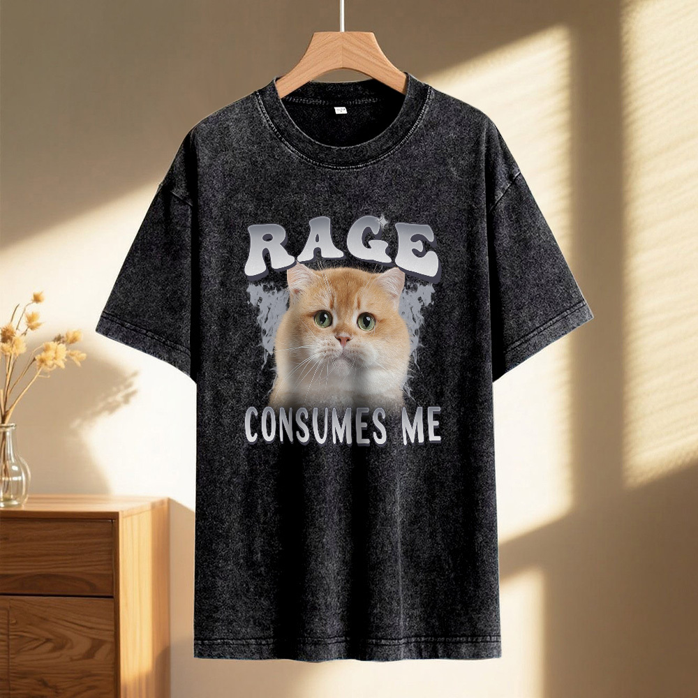 Photo Personnalisée Vintage Certifié Freak Funny Cat Meme T-shirt Vintage Kitty Graphic Tee Retro Washed Cat Lover Shirt Funny Pet Humour Gift Unisex 90s Cat Top - MaPhotochaussetteFr